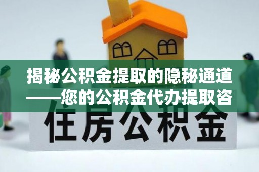 冬山揭秘公积金提取的隐秘通道——您的公积金代办提取咨询指南