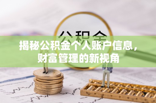 冬山揭秘公积金个人账户信息，财富管理的新视角