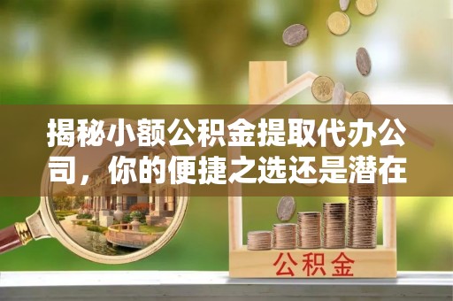 冬山揭秘小额公积金提取代办公司，你的便捷之选还是潜在风险？