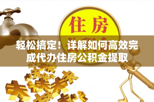 冬山轻松搞定！详解如何高效完成代办住房公积金提取