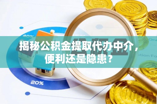 冬山揭秘公积金提取代办中介，便利还是隐患？