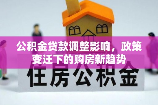 冬山公积金贷款调整影响，政策变迁下的购房新趋势