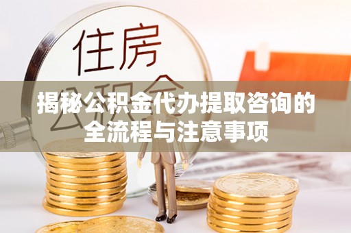 冬山揭秘公积金代办提取咨询的全流程与注意事项