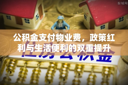 冬山公积金支付物业费，政策红利与生活便利的双重提升