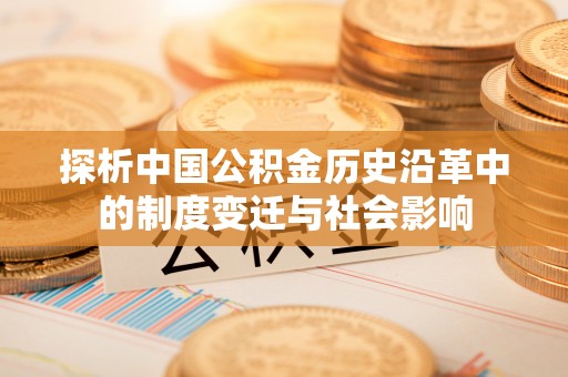 冬山探析中国公积金历史沿革中的制度变迁与社会影响