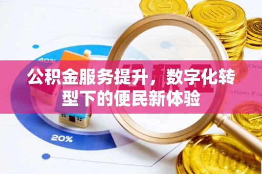 冬山公积金服务提升，数字化转型下的便民新体验