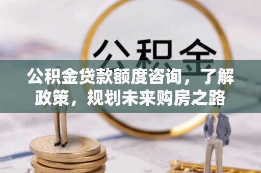 冬山公积金贷款额度咨询，了解政策，规划未来购房之路