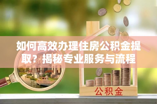冬山如何高效办理住房公积金提取？揭秘专业服务与流程