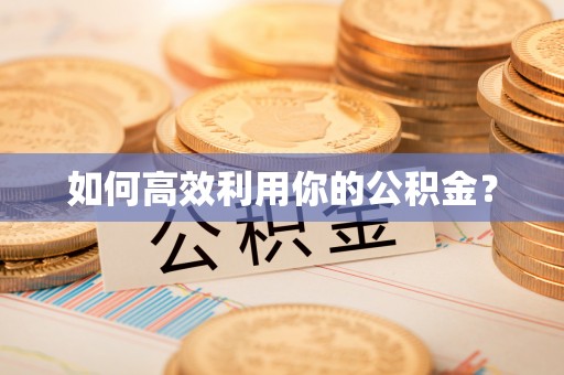 冬山如何高效利用你的公积金？