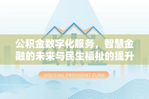 冬山公积金数字化服务，智慧金融的未来与民生福祉的提升