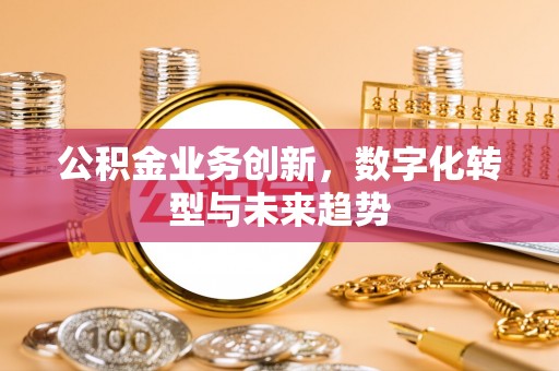 冬山公积金业务创新，数字化转型与未来趋势