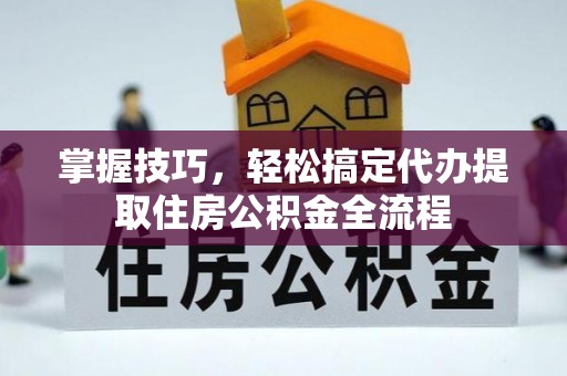 冬山掌握技巧，轻松搞定代办提取住房公积金全流程