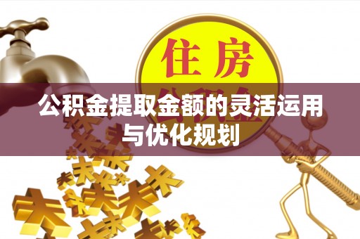 冬山公积金提取金额的灵活运用与优化规划